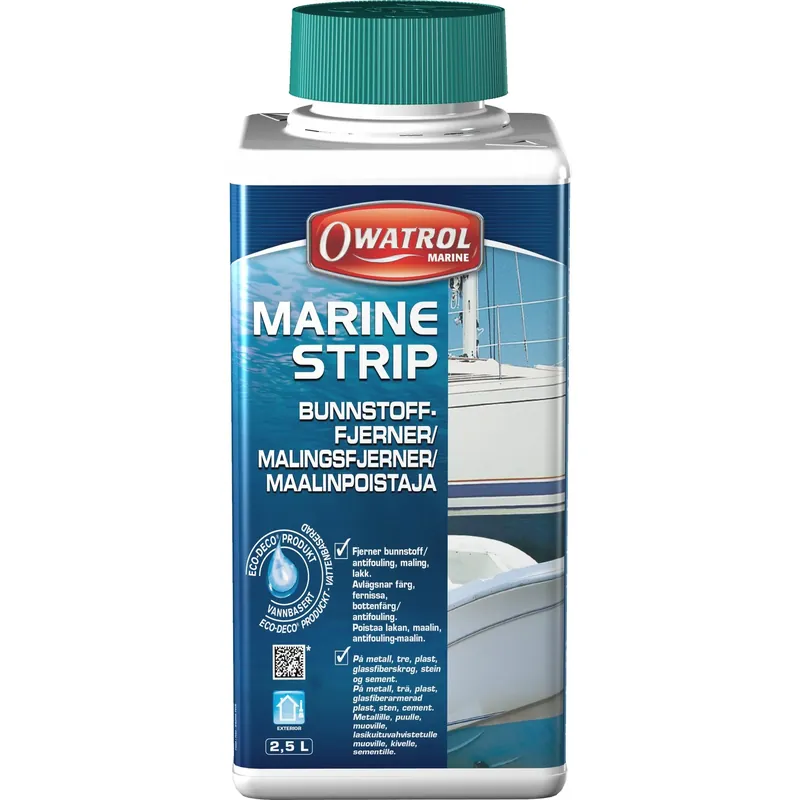 Owatrol Marine Strip bunnstoffjerner 2,5 liter - Anbefalt