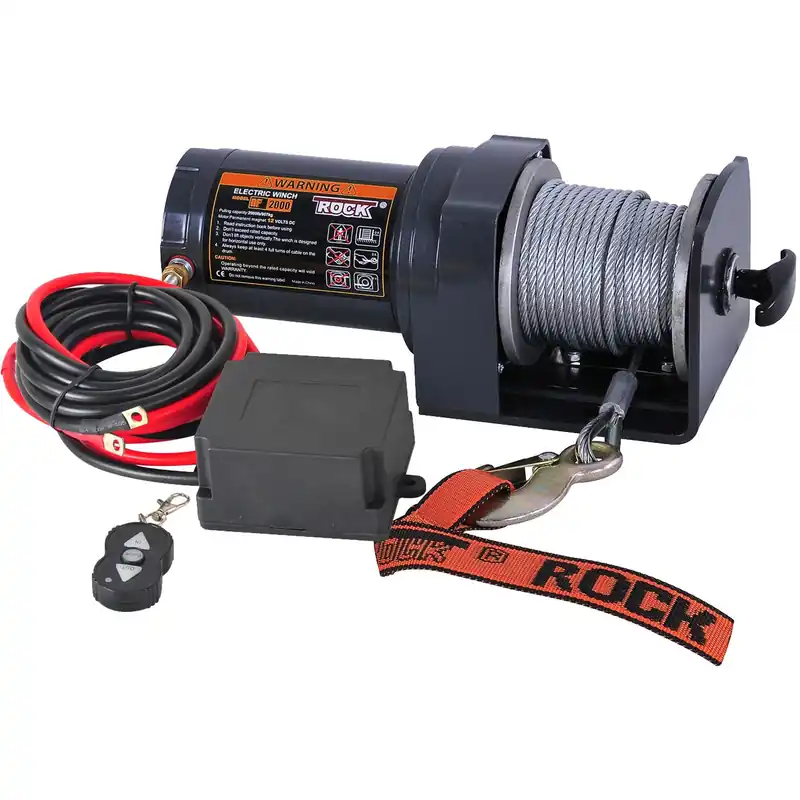 Rock Tilhengervinsj 12V RP2000 907 kg - Stor rabatt