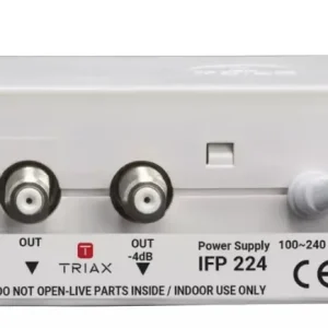 Nylig lagt til - Triax Filter/splitter, 2 utganger, 12/220V